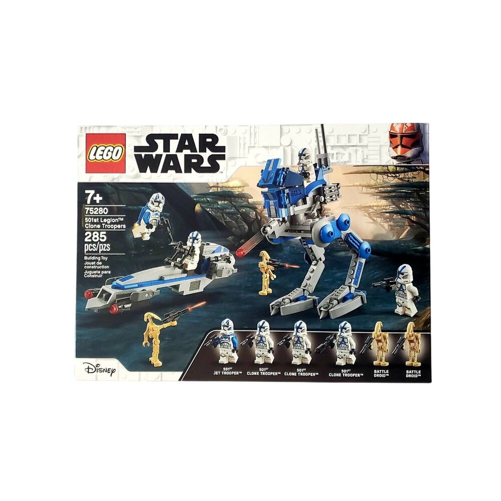 Lego Star Wars 75280 501st Legion Clone Troopers New in Sealed Box Retired Set
